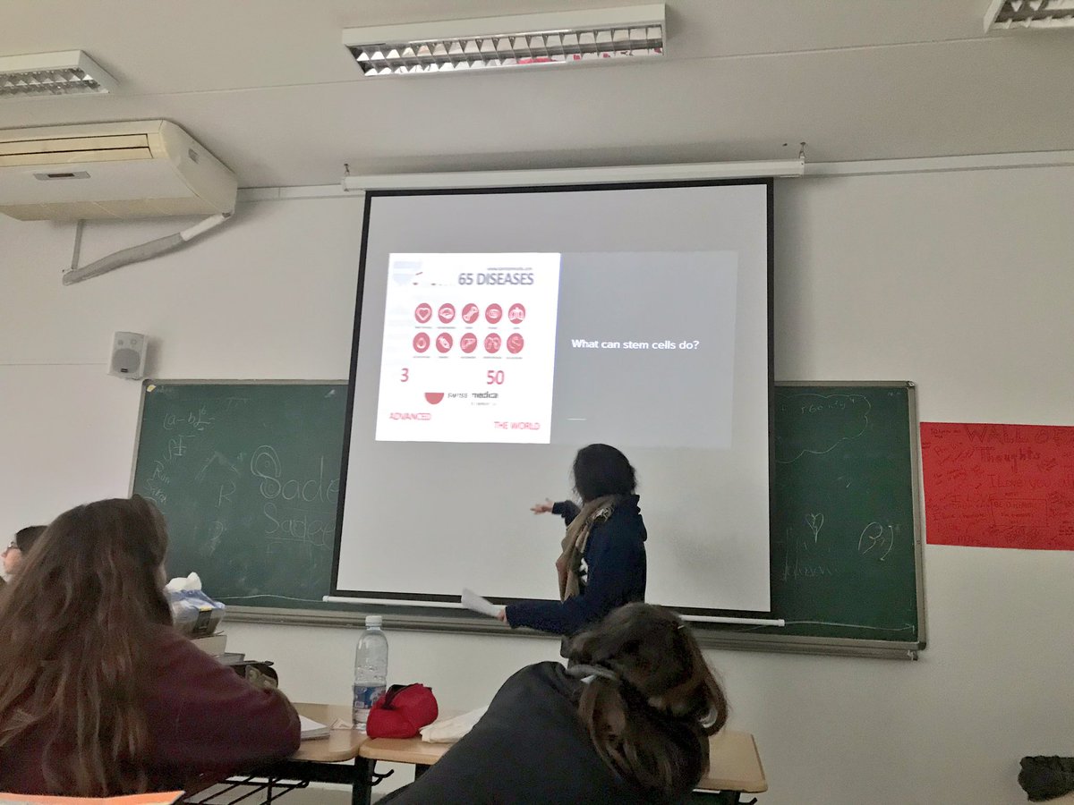 RoweidaB's tweet image. IB1 students presented their findings on the potential medical uses of stem cell technology #ibbio #topic1 @monamajzoub @Hhhsinfo