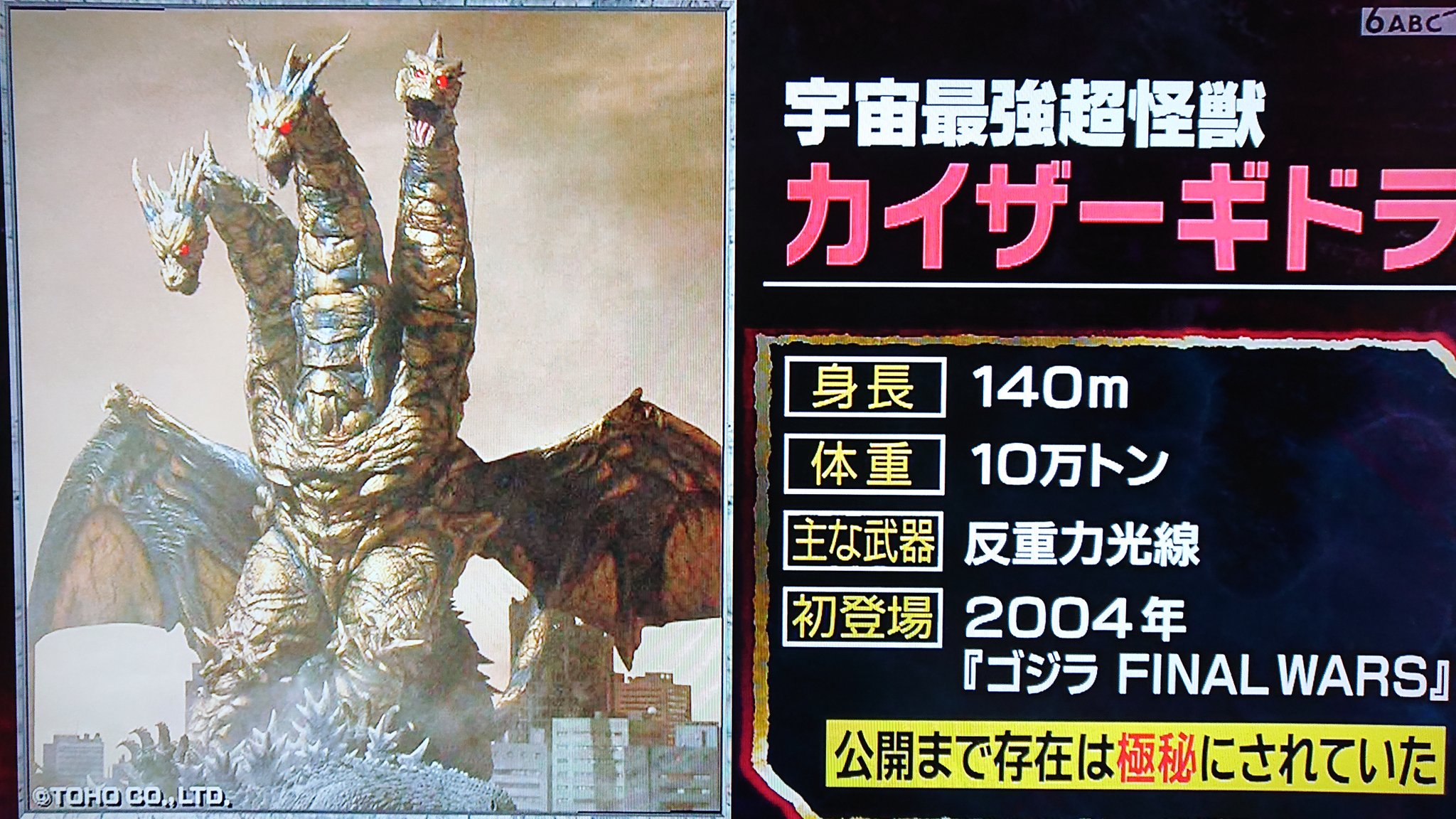 Twitter 上的 Take7700 カイザーギドラ あまり知らないですが ヤバそうな奴ですな ゴジラ総選挙 カイザーギドラ 東宝 T Co T1iebacc9x Twitter