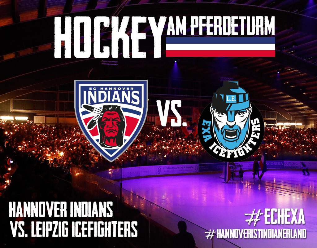 mikemuenkel's tweet photo. #Hockeyday Part 2 - Die @HannoverIndians treffen in der Oberliga Nord um 19:00 Uhr auf die @IceFightersLei ππ¨ Also ab zur #Turmzeit #ECHEXA #HannoverIstIndianerland https://t.co/7xyPfeXua7