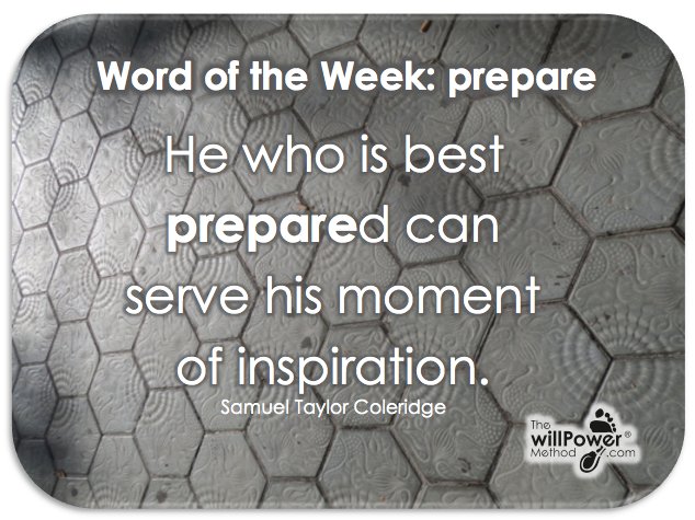 willPowerMethod's tweet image. Word of the Week - prepare buff.ly/2BmBulp