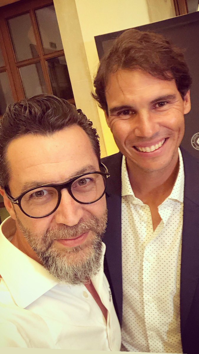 Cocinar para Rafa, era una la respuestas que más repetía en cada una de las entrevistas que me han hecho; ¿Para quien te gustaría cocinar? Por admiración y todos los valores que representa, siempre dije a Rafael Nadal...Admiración total @rafaelnadal . #RafaNadal &amp; #QuiqueDacosta