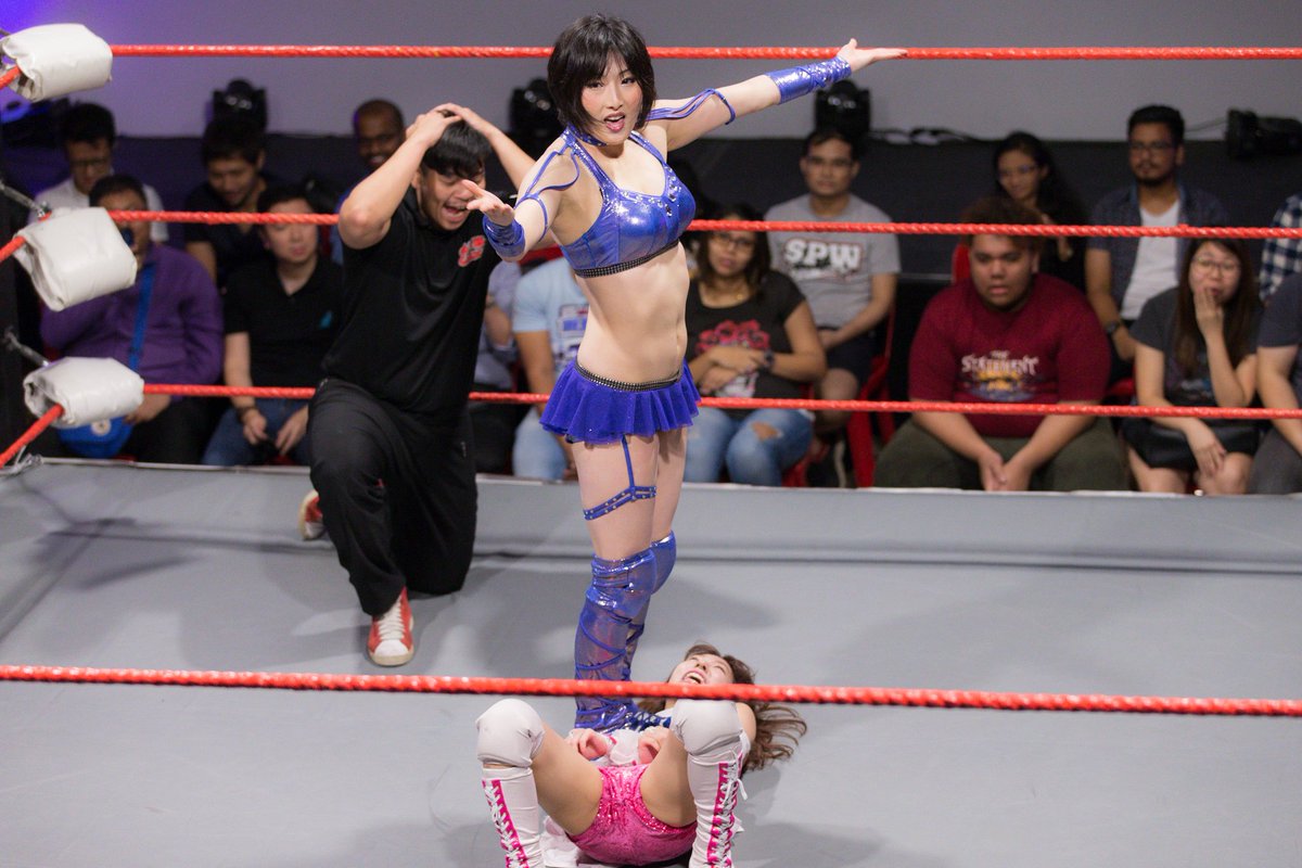 MakoReco's tweet photo. At Singapore #SPW
Queen Of Asia Championship Match. https://t.co/7H1vQtuHIW