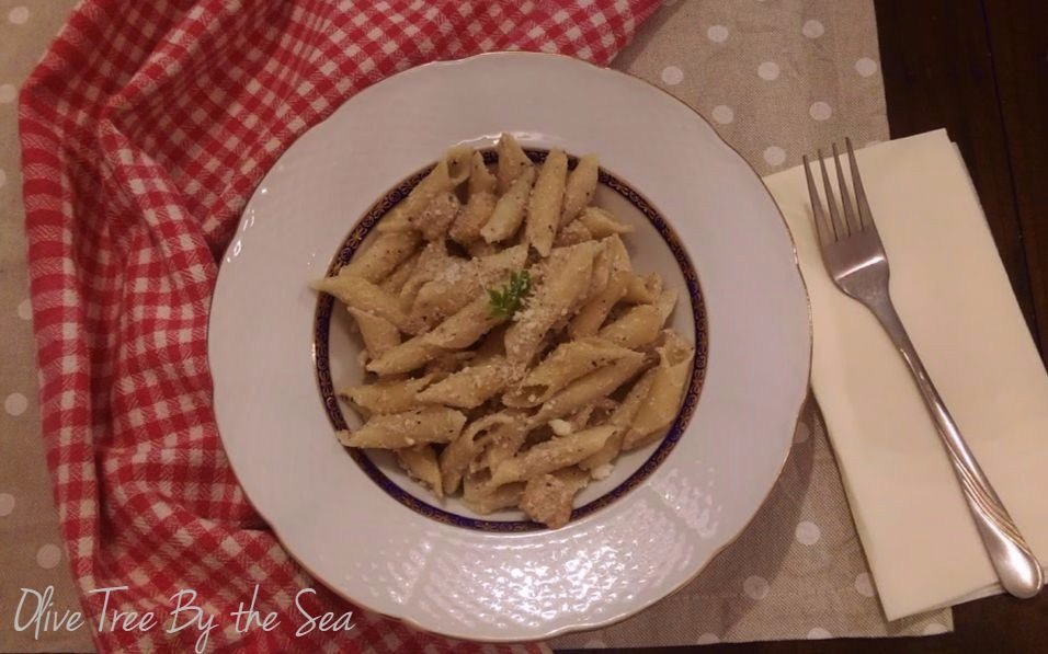 Istrian Fuzi With Gamberi And Truffles olivetreebythesea.com/2018/12/16/ist…