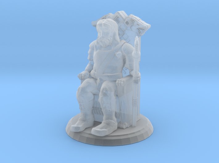 King on Throne (28mm Scale Miniature) shapeways.com/product/GUGMSC… #fantasy #WarGaming #TableTop #BoardGameGeek #28mm #MiniatureBot #TableTopGaming #miniatures #RPG #DnD #pathfinder #3DP