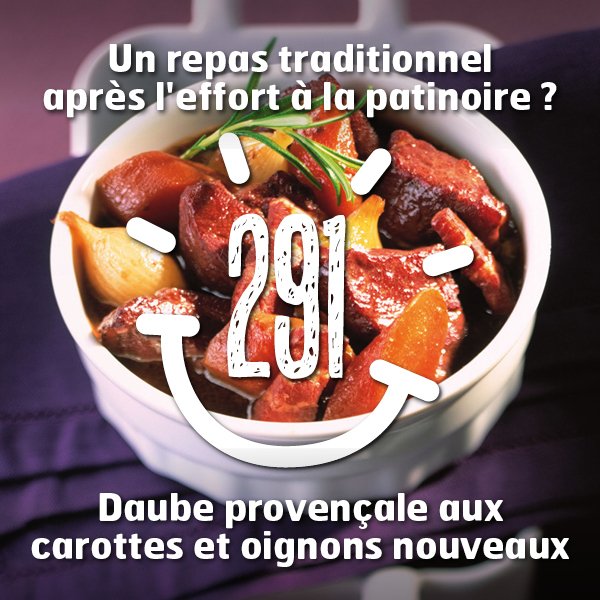 Une faim de loup après la patinoire ⛸ ? Les enfants vont se régaler avec cette daube de #porc, #carottes et oignons nouveaux !
bit.ly/2KAGIhy