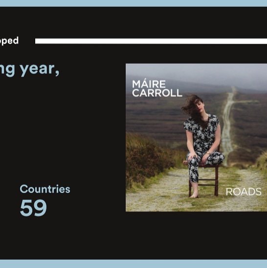 mairecarroll's tweet image. Amazing to see that  #mairecarrollroads has reached 59 countries since its release in February, 2018! Very grateful for all the support 🎹 #fundit #pianoalbum