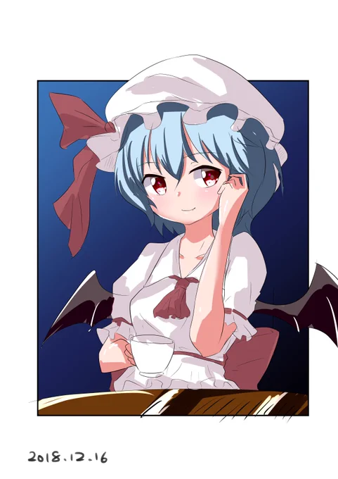 #深夜の真剣お絵描き60分一本勝負 レミリア・スカーレット 