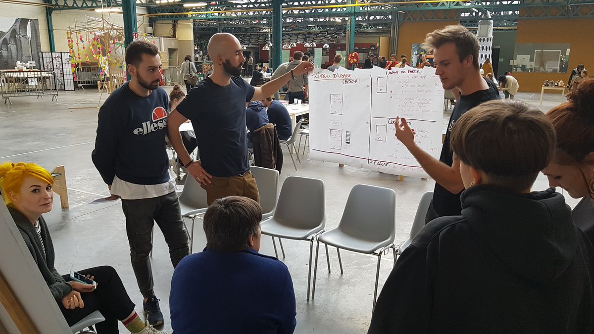 LyonisAi's tweet photo. #MindFhack - Le sport au service de l'#environnement, solidaire et utile, c'est pour demain ? Une nouvelle source d'#énergie à développer, c'est la proposition du groupe dédié !
#innovation #designthinking https://t.co/NxhWkCO1lU