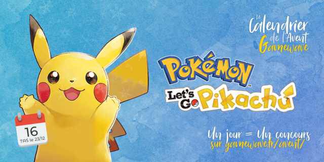Bytell2's tweet image. Bon. On commence mon petit calendrier de Noël ! 
🎁 #GWAvent - Un jour = un #CONCOURS
Remporte le jeu #PokemonLetsGo Pikachu sur Nintendo #Switch !

Pour participer : 
- RT ce tweet 
- Follow @GAMEWAVE
- Follow @Bytell2

📆 Tas 23/12 - Bonne chance ! 🍀
gamewave.fr/avent/
