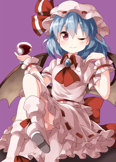 #深夜の真剣お絵描き60分一本勝負 レミリア・スカーレット 