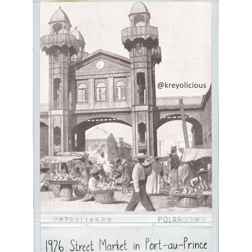 kreyolicious's tweet photo. Haiti street market Marche En Fer, as it looked in 1926. #kreyolicious #ThrowbackHaiti https://t.co/kzj6d6HBXM