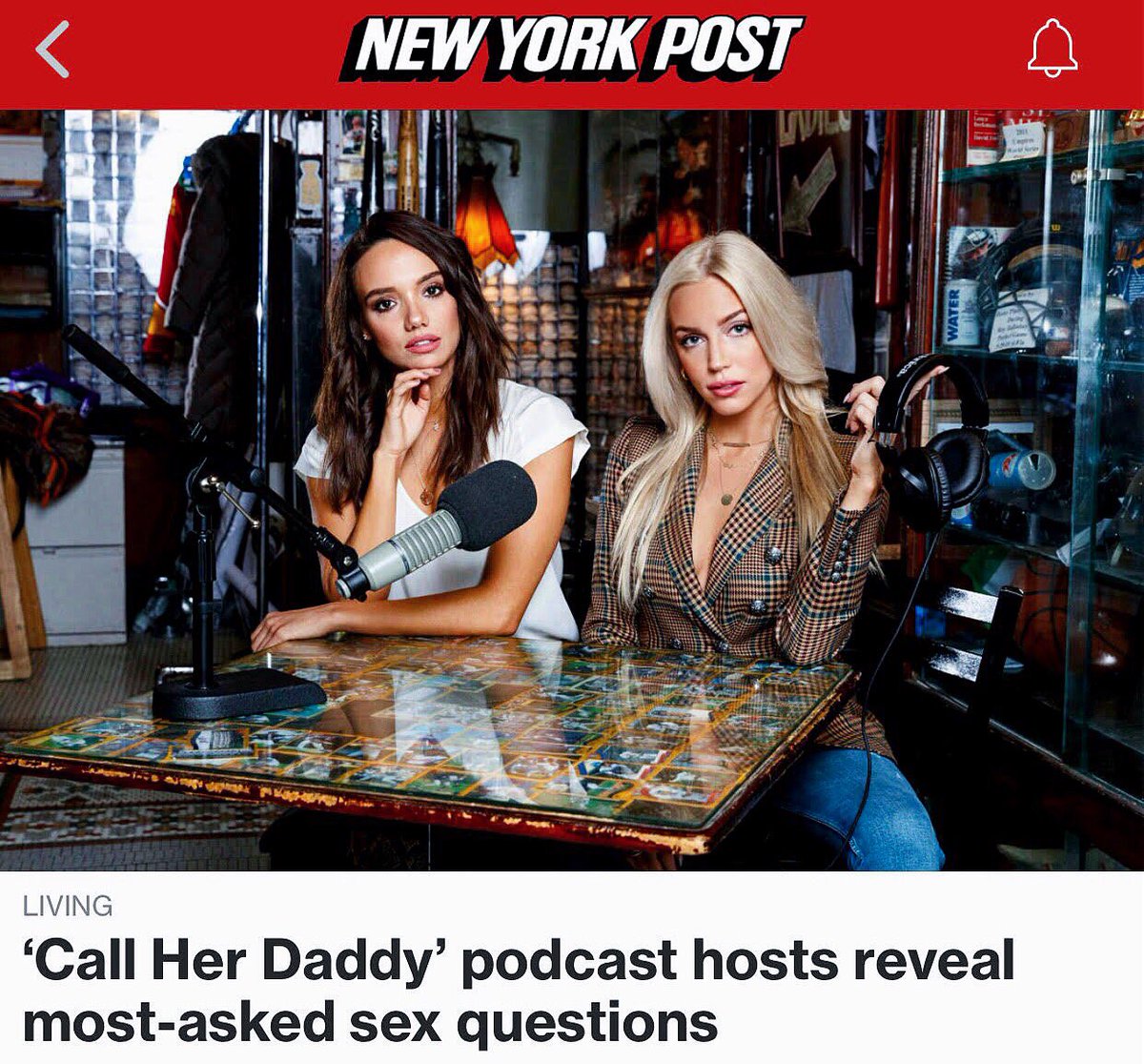Call Her Daddy on Twitter "Wake up & get your Sunday morning read in 😏