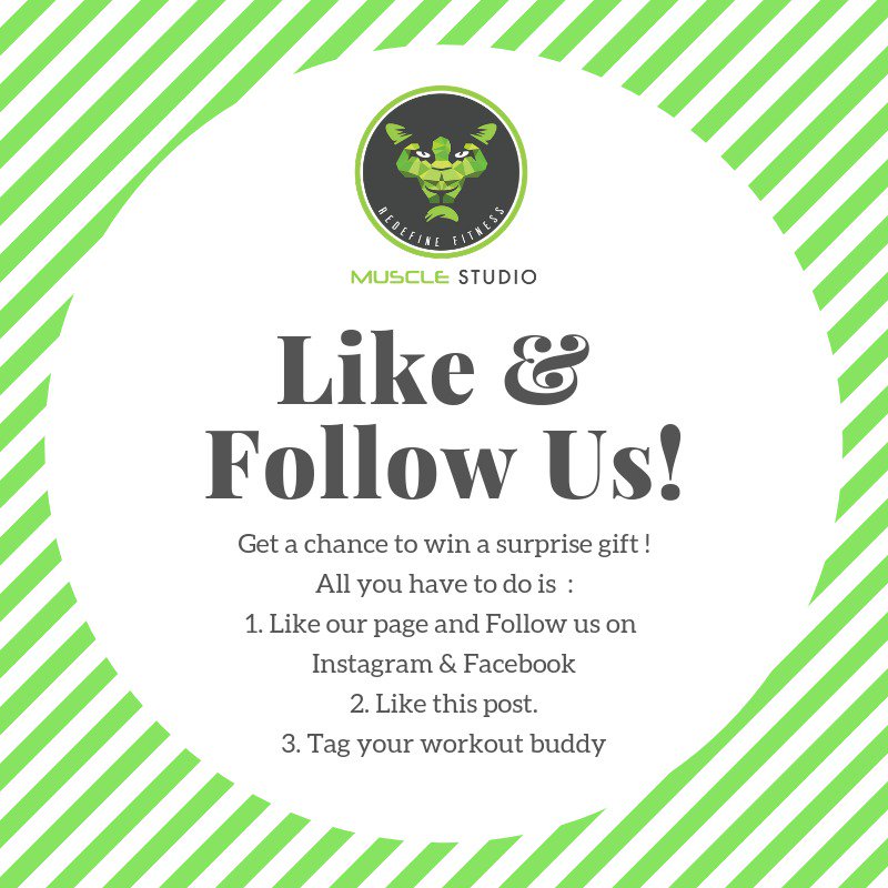 muscle_studio's tweet photo. Suprise gift awaits you!

Muscle Studio Vashi has something amazing planned for you.

Like and follow our page on Facebook and Instagram and win exciting offers and prizes.

#gym #fitness #workout #fit #motivation #fitnessmotivation #exercise #fitfam #instagood #gymmotivation https://t.co/ECBiXk2ssZ
