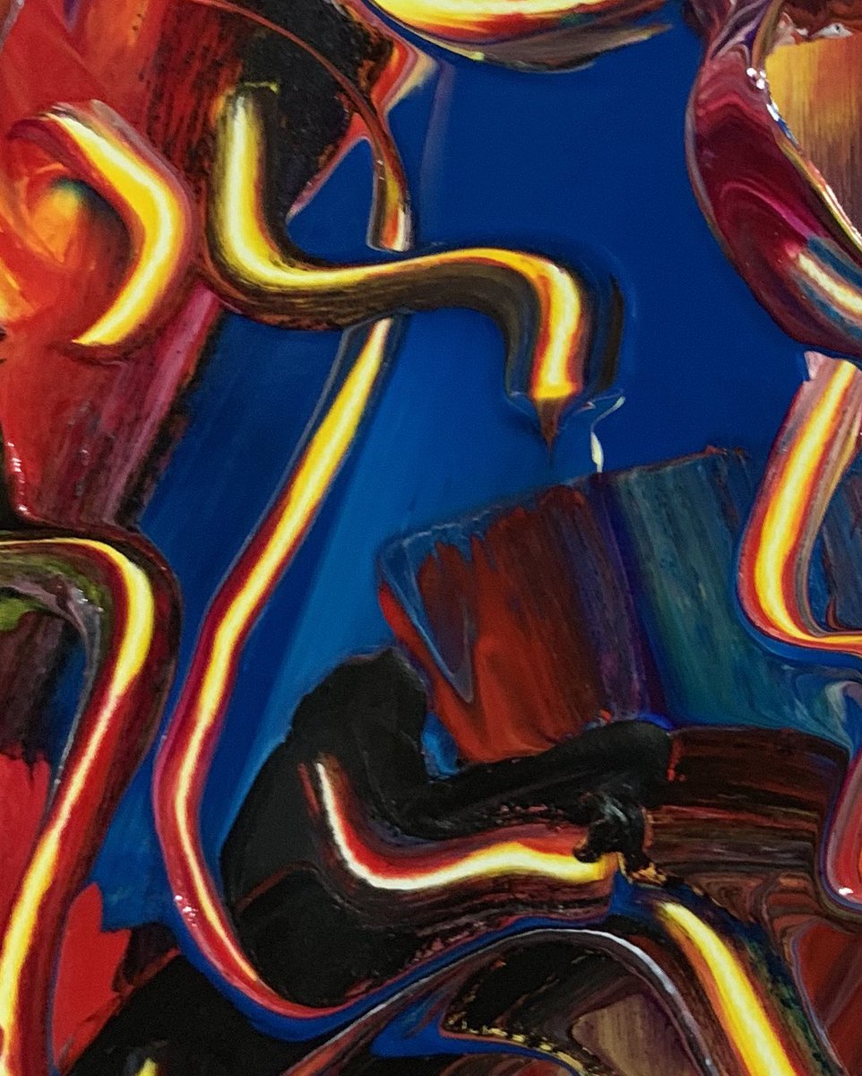 DiannMarie's tweet photo. “Creativity flows”. #contemporaryart #modernart #artdimazi #diannart #abstractpainting #abstractart #outsidethelines #creativity #usingleftoverpaint #boldart #alwaysbold #gobold https://t.co/uoZIm9Vgnf