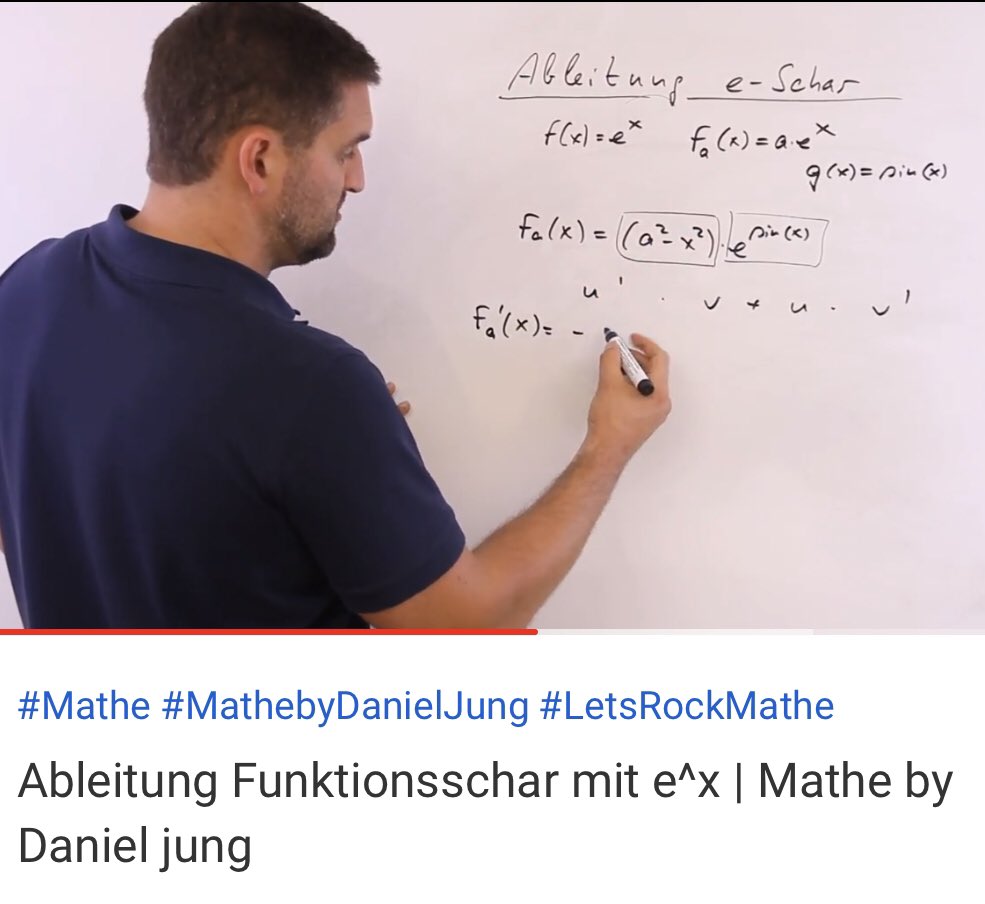 DanielJungEDU's tweet photo. Happy 3.Advent 🕯🕯🕯🎄! Auch an diesem Tag und nach immer noch nach 7 Jahren geht die Mathevideoproduktion weiter🎓🎬🔥💪: https://t.co/wCBWjy99kV
#mathe #mathematik #youtube #bildung #lernen #ableiten #ableitung https://t.co/LMs2rLwda5