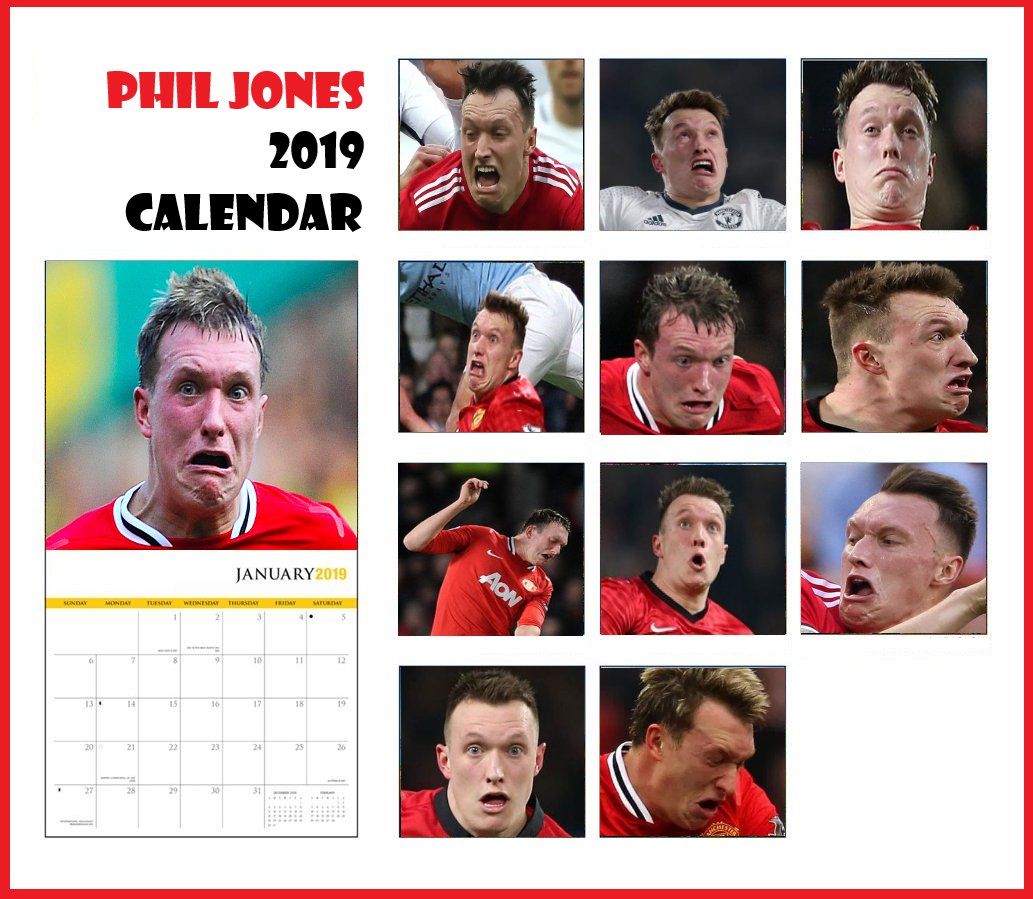 Introducing the Phil Jones 2019 Calendar. 📅

It's got all your favorite faces! 🎅

Get your husband the perfect gift this Xmas!🎄