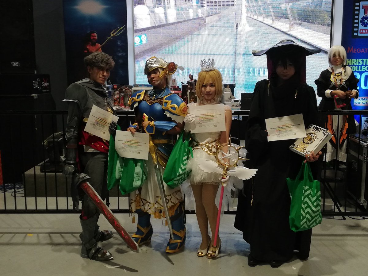 animePHproject's tweet photo. LOOK: World Cosplay Summit Philippines NCR Teams, Team Twin Stars and Team Phoenix.
The two team will move and compete at the World Cosplay Summit Philippines - National Finals next year.
#WCSPH2019 #ChristmasToyFair https://t.co/orahznEAbD