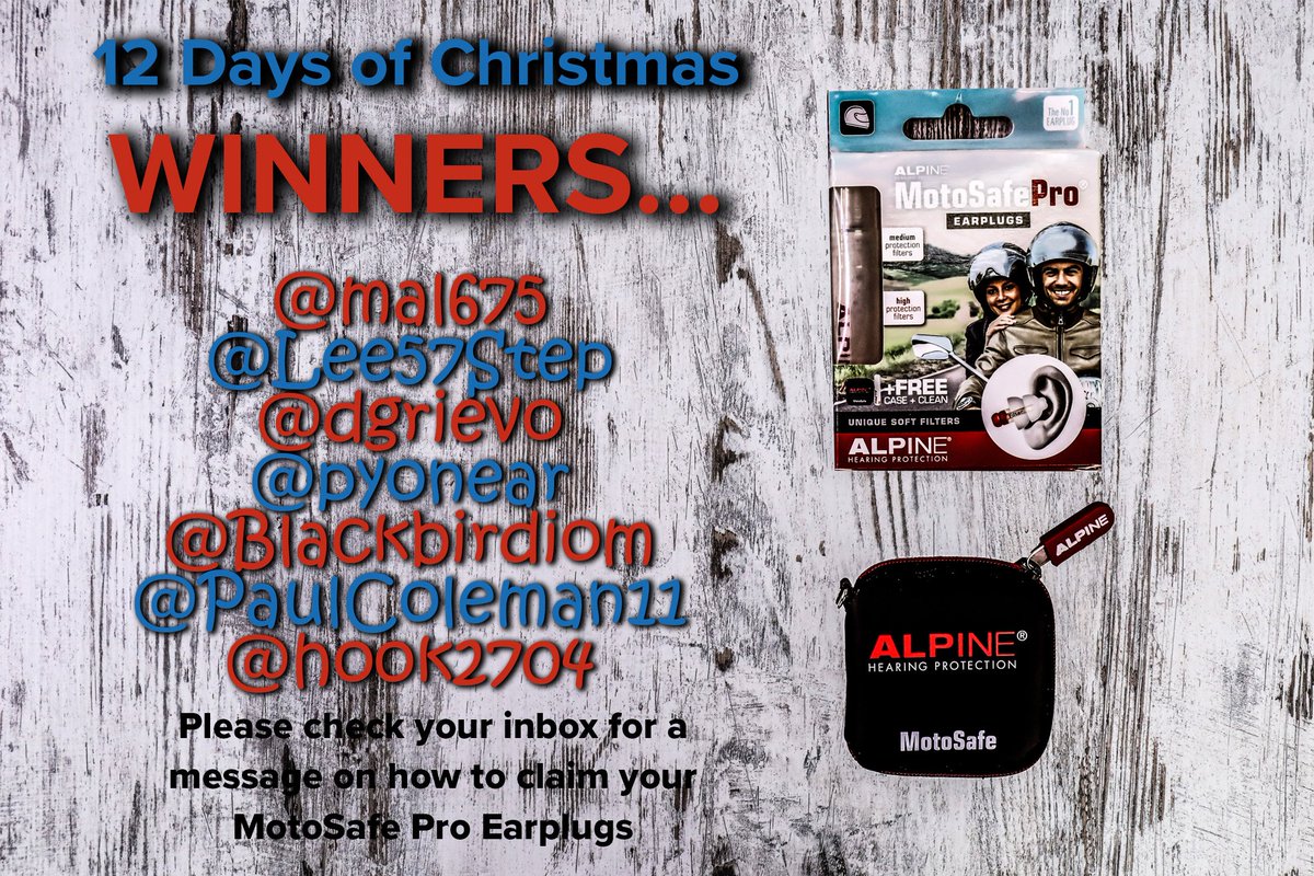 We've drawn the winners of yesterday's 12 Days giveaway. And here they are... There's another one up on our Twitter now if you fancy a crack at it 😀