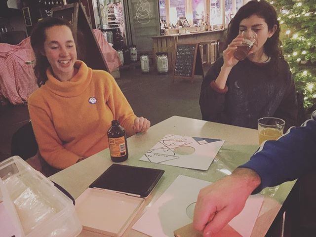 Winter Stroop-meeting with our wonderful <a href="/paulina/">Luis</a>.vogel.14 and <a href="/ishavdb/">isha van der burg</a>: half of the hard working koekenbakkers bringing you the best stroopwaffles.
.
.
.
#fenixfoodfactory #gezelligheid #koekenbakkers #stroopwafel #strooprotterdam #rotterdam #sterkerdoo… ift.tt/2GtzVYu