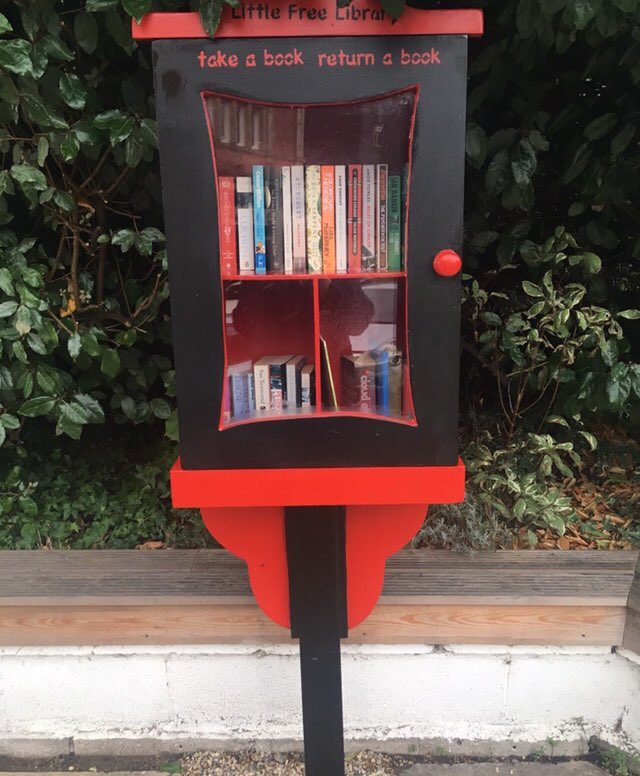 My mooch around Chapel A today will include putting a couple of books in the local Little Libraries. Do you use them? If not check them out today!