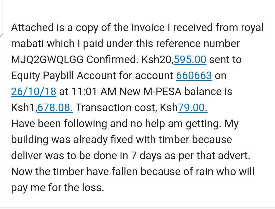 Cofek_Kenya's tweet image. #CofekRedAlert &amp;gt;&amp;gt;&amp;gt; Before anyone you know pays any money to the rogue Royal Mabati Ltd, request then to check with yours truly at the earliest possible opportunity: hotline@cofek.co.ke, 0715555550 or 0733180008 asap @DCI_Kenya @ODPP_KE #CofekCares #ConsumerAction @KenyanTraffic