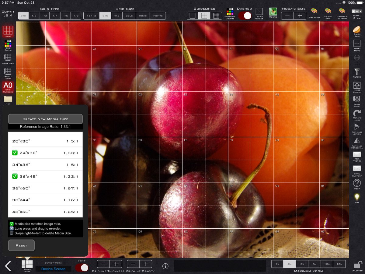 copyitforios's tweet photo. New in CopyIt v5.4 - You can now create your own Media Sizes or choose from some presets. #griddrawing #copyit https://t.co/vnrT7bjA1q https://t.co/heNbiXdcYR