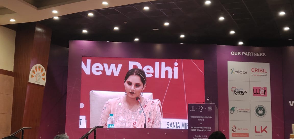 Women don't have to choose between career & motherhood. We can have it all. It's very important to understand & believe that you're equal. Equality is about equal opportunities, mutual & equal respect. Empowerment comes from within: @MirzaSania 

#WTIAwards2018 #SheEmpowersIndia