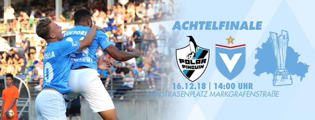 JoergMGehrke's tweet photo. #MatchDay!
Polar Pinguin 🐧 ❄ vs Viktoria Berlin, Achtelfinale im #Landespokal #Berlin #POLVIK #V89 #Himmelblau #Pokal 💙 https://t.co/U8YVqXkjK6