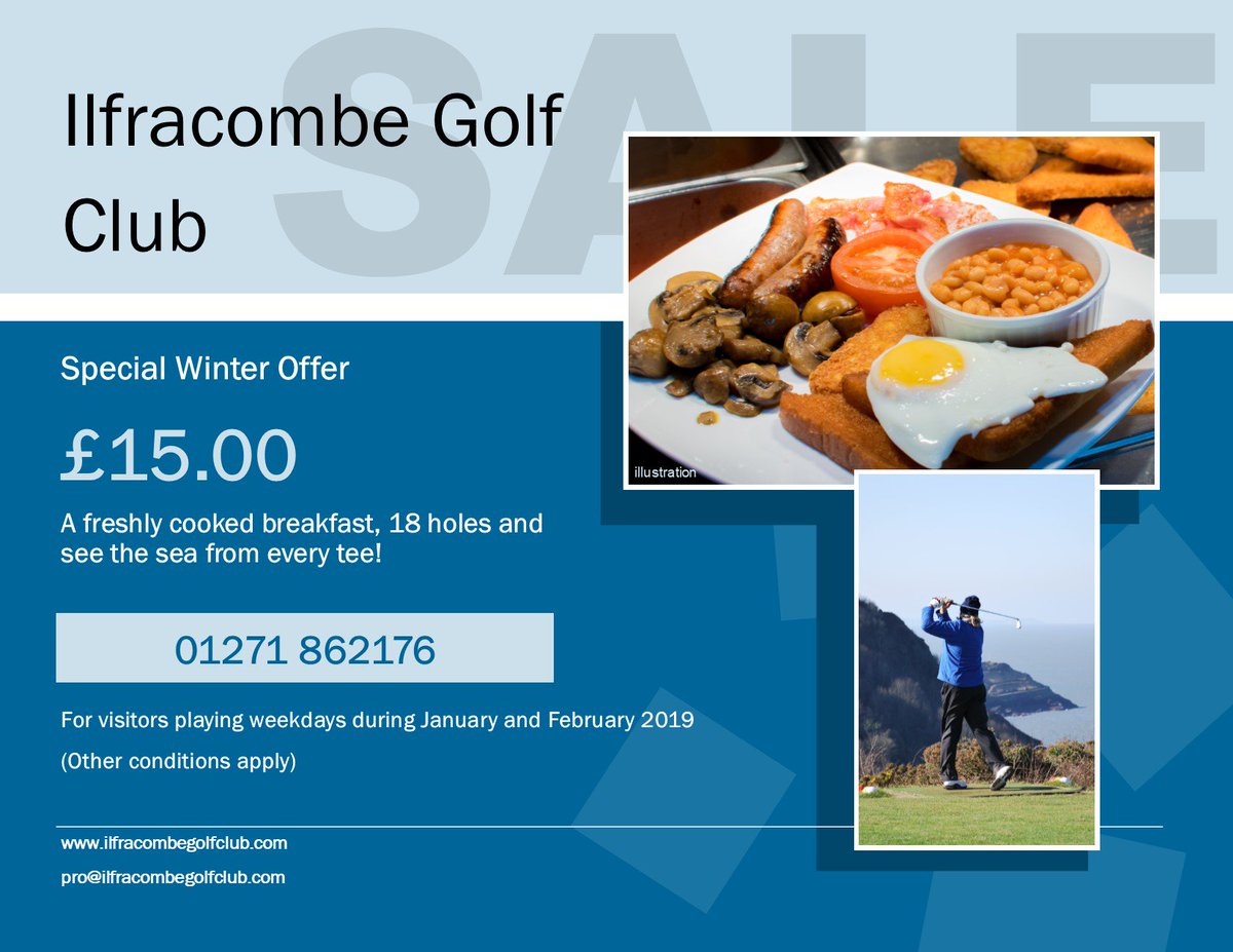 Would make a nice gift <a href="/IlfracombeGolf/">Ilfracombe Golf Club</a>