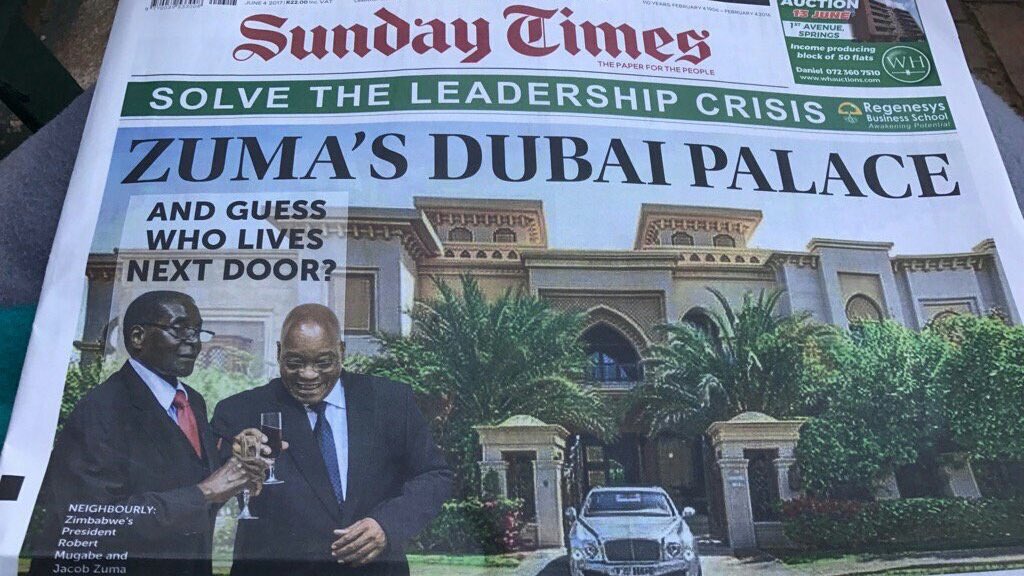 The @SundayTimesZA is correct that I have sold one of my properties. Seeing as I have a lot of legal fees to pay, I would appreciate if they could provide me with the title deed & address of the house I own in Dubai so that I can sell it because I don’t know anything about it