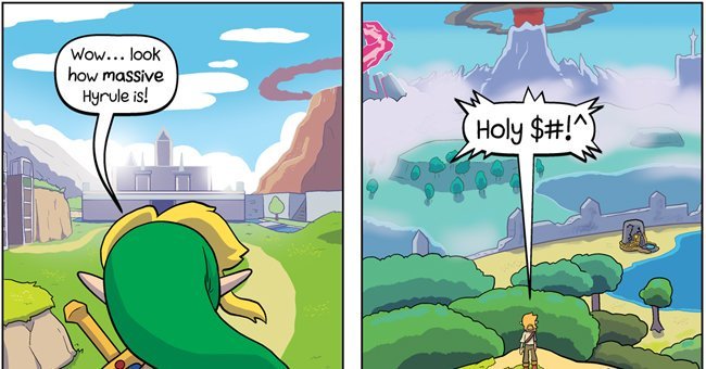 Zelda: Breath of the Wild vs Ocarina of Time