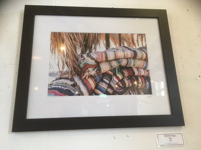 A reminder of summer days on the beach - these colours will help beat the winter blues! On sale <a href="/TheOldTownHall/">The Old Town Hall</a> #Christmas #exhibition