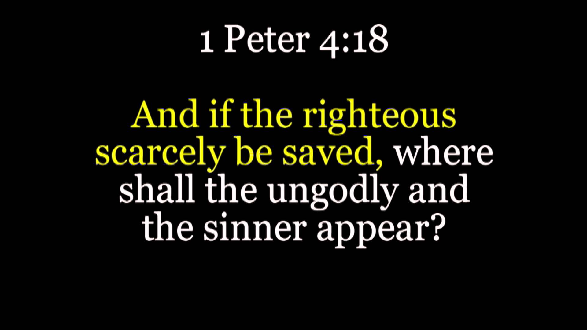 Twitter 上的W.j. Schmitz："“And If The Righteous Scarcely Be Saved, Where  Shall The Ungodly And The Sinner Appear?” I Peter 4:18 Kjv #Jesus  Https://T.co/2It7Cql0Ts" / Twitter