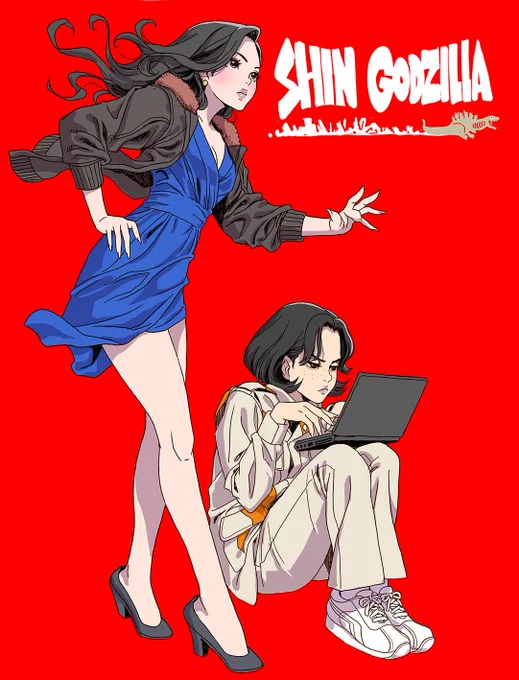 また「シン・ゴジラ」描きました。 