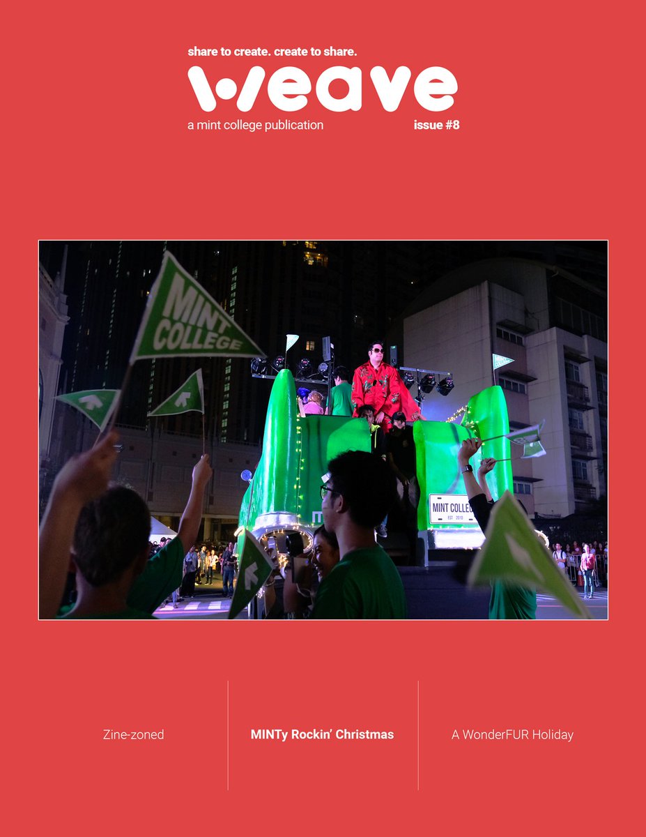 mintschool's tweet photo. The long wait is over.
WEAVE 8th issue is out now!
Go to https://t.co/kvz1gRNkMz click on these stories:
- MINTy Rockin' Christmas
- A WonderFUR Holiday
- Zine-zoned
Happy reading!
#WeaveMag
#TheresNoStoppingMINT https://t.co/rHYPQM1RCY
