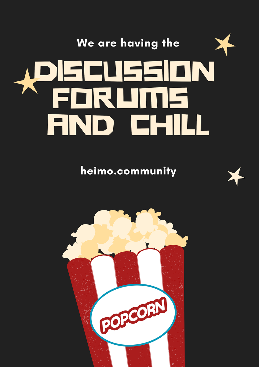 HeimoCo's tweet photo. Discussion forum and chill! Tonight. https://t.co/CFoSRe2Eem