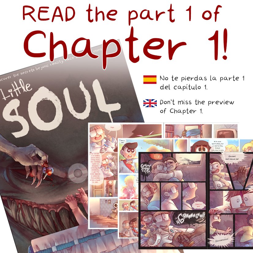 💀🇬🇧It´s here! The first part of <a href="/LittleSOULcomic/">Little SOUL</a>. Follow the link!bit.ly/2EwFyU9
Do you like it? Don´t forget to support the project on patreon.com/home
👻🇪🇸!En un tweet anterior tenéis la versión en español!

#comicbook #comic #graphicnovel #cartoon #indiecomic