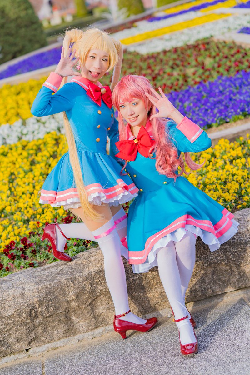 コス】アイカツフレンズ！／日向エマ ハニキャで制服着てきたよ💕 舞花