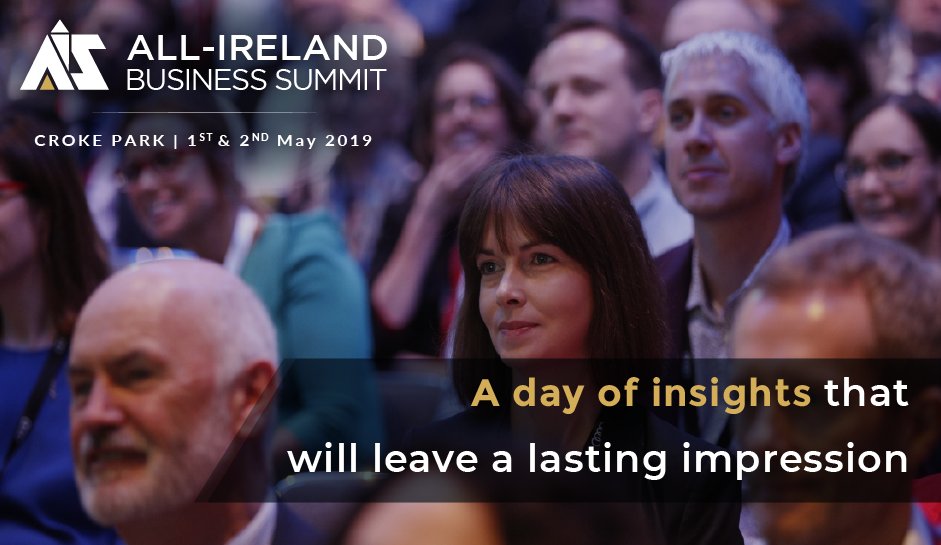 All_IreSummit's tweet photo. By attending the All-Ireland Business summit on the 1st & 2nd May 2019 you will learn over a few hours but will benefit over many years. #pitch4progress
Book your early bird tickets today https://t.co/JXseinkgi3 https://t.co/yD4YAzSBNg