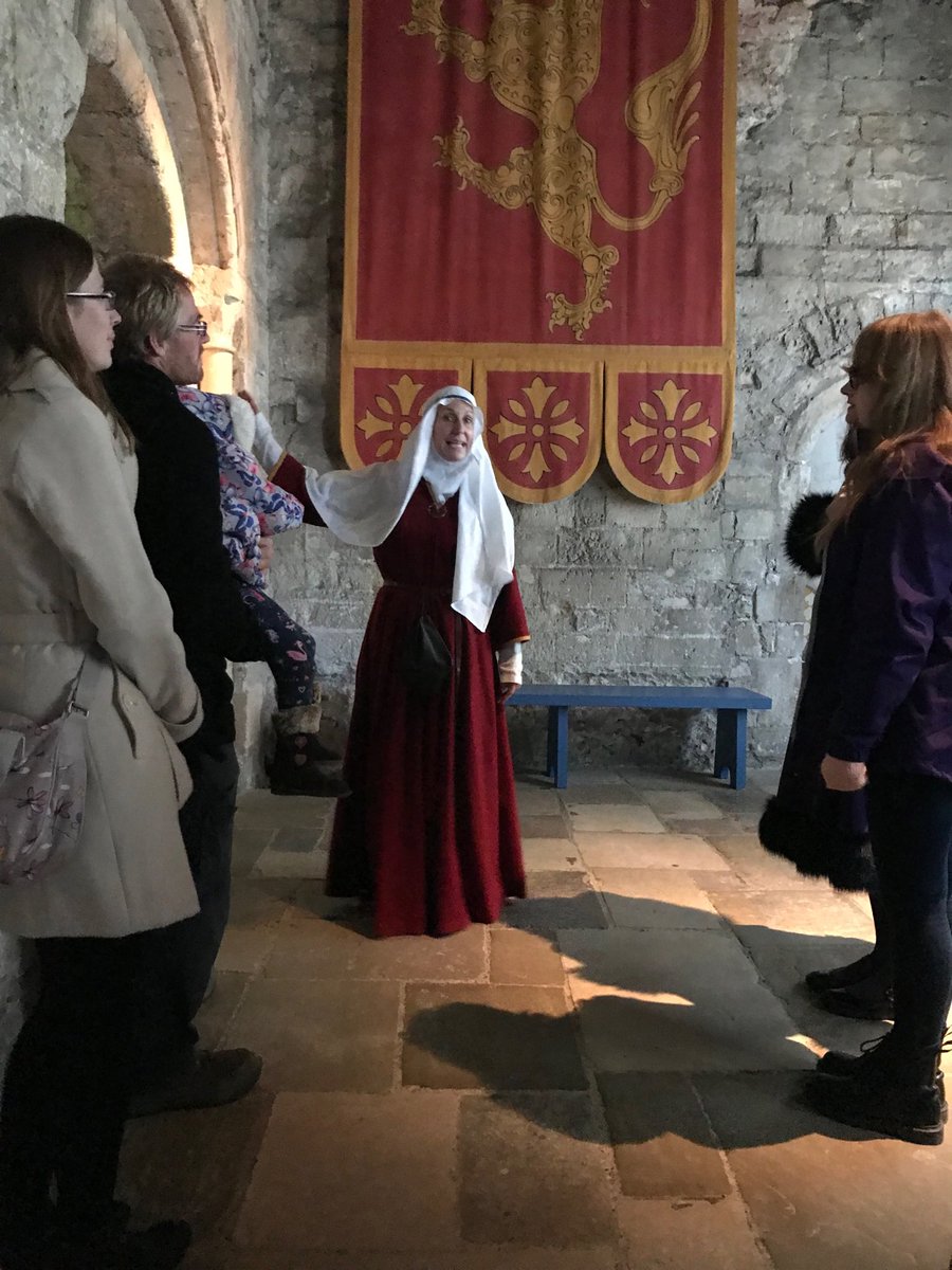 Marie de France, one of my family who I can actually stand. She’s translating some bloke called Aesop from Greek into Latin, I ask you. #englishheritage #pastpleasures