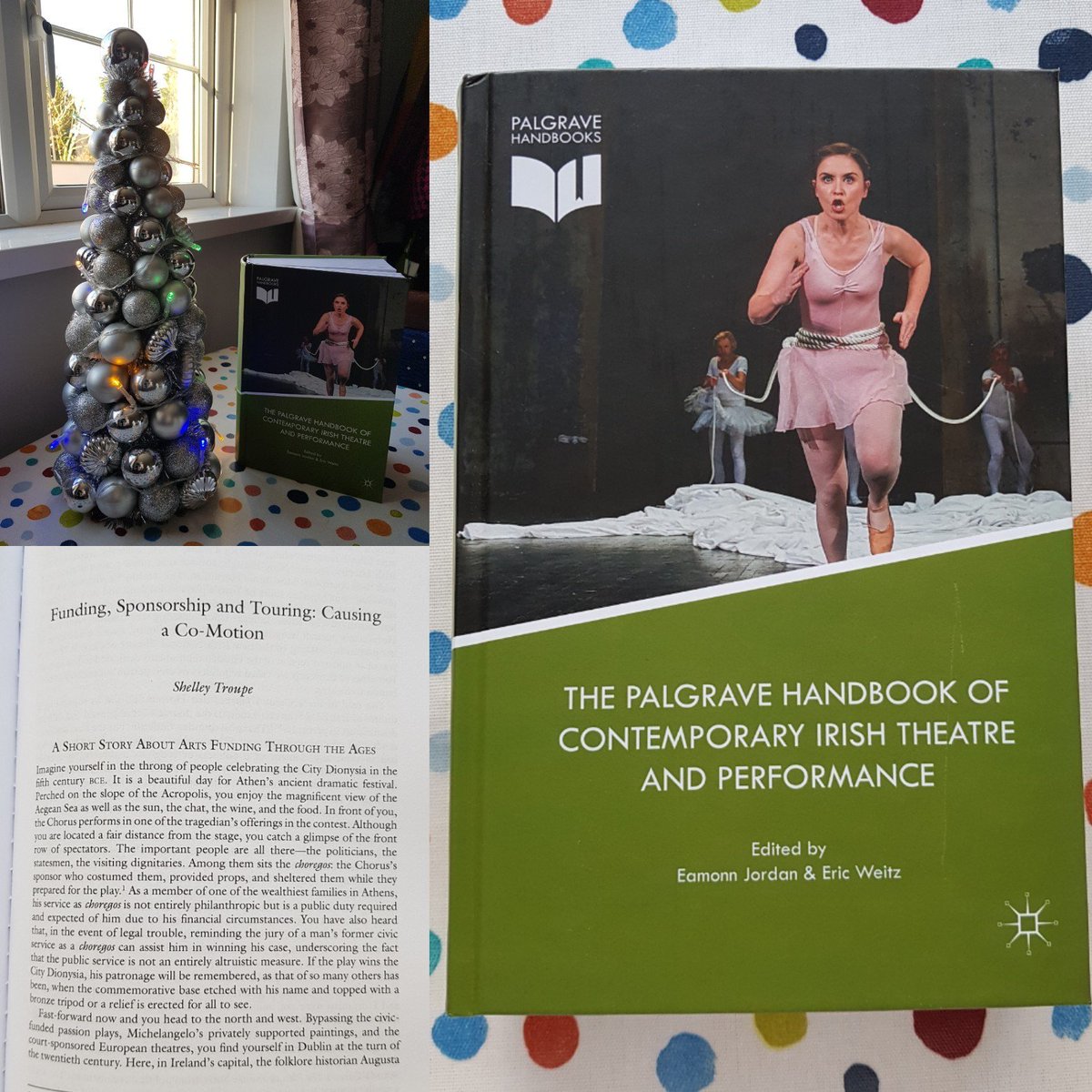 Started my new job at <a href="/YouthTheatreIrl/">YouthTheatreIreland</a> in October. Came home to find that <a href="/santa/">Santa Claus</a> had made an early delivery from <a href="/PalgraveTheatre/">Palgrave Theatre</a>! Thanks to @EricWeitz2 and #EamonnJordan for this fabulous opportunity!