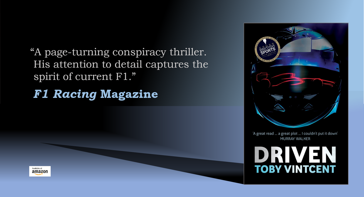 TobyVintcent's tweet photo. Are you stuck finding a #Christmas present for an #F1 or a thriller-reading friend? This could be the answer - a page-turning Formula 1 #thriller. Only £8.99, available through #Amazon: https://t.co/QMfmP9BaOk https://t.co/SfEnIMJPyq