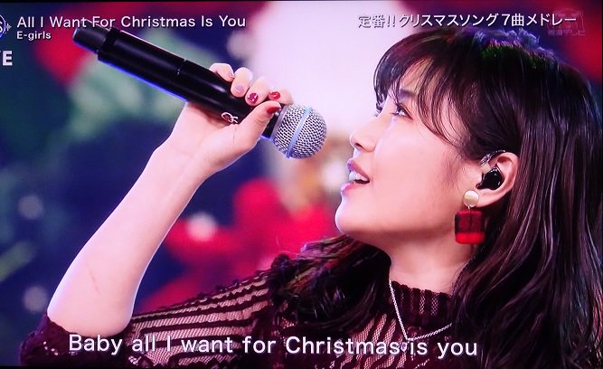 Mars Twitterissa You さすが れいちぇる 声が気持ちよく伸びていて このシーンは好かった しかし E Girlsは クリスマスソング が似合うね Fns歌謡祭 Egirls 鷲尾伶菜 Egirlsofficial