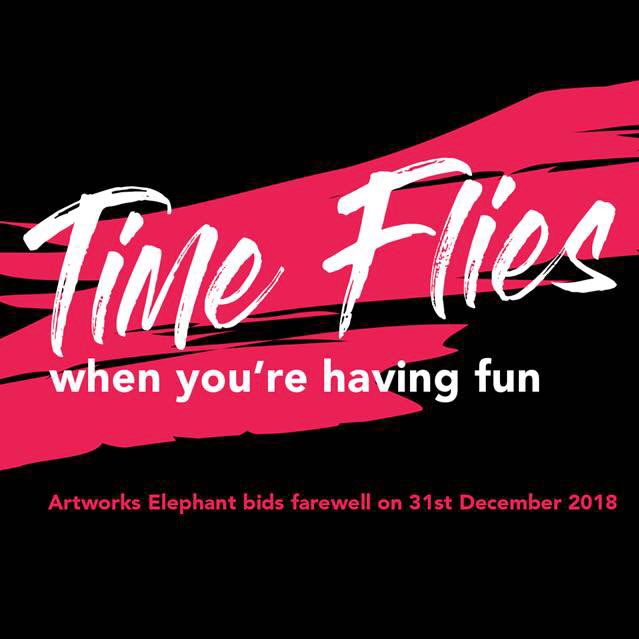 Just to confirm that <a href="/theartworksuk/">The Artworks</a> #elephantandcastle will permanently close on 31st December 2018. It’s been an amazing journey but it’s time for us to evolve &amp; move on. Be sure to come on down &amp; enjoy all the amazing #Christmas #events we have planned for the local #community