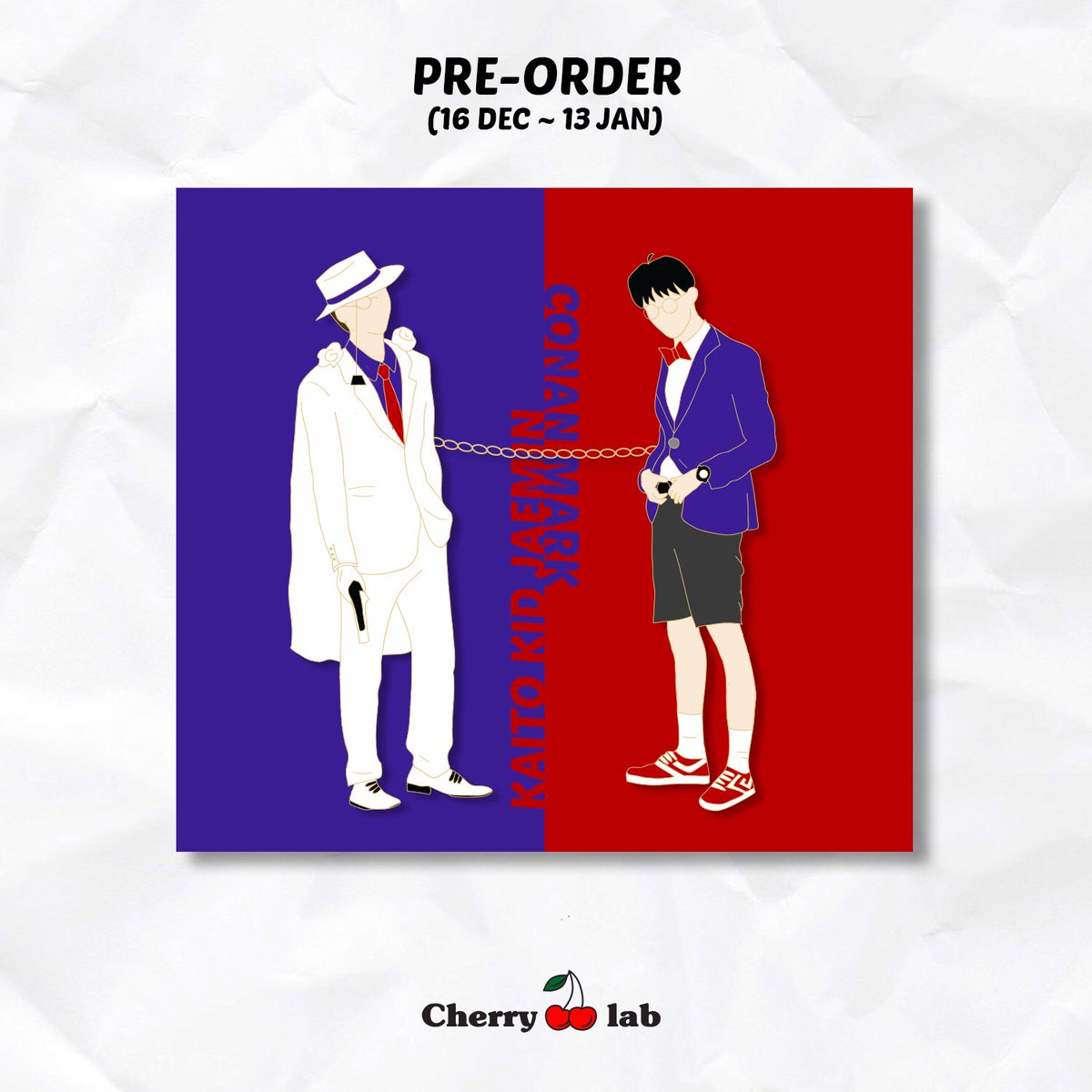 cherrylabx's tweet photo. [🍒RT]

Jaemin Kaito kid &amp; Conan Mark Enamel pin 

❤️ SGD 14
💙 Ends 13 Jan 2019
❤️ Pre-order freebies
💙 See form/listing for more details

Local (Singapore): https://t.co/56ojRKUbEA
Overseas: https://t.co/D4zSxrFneB

#NCT #Mark #Jaemin #맠 #재민 #뱃지 #이마크 @NCTsmtown https://t.co/yDxlniAUnx