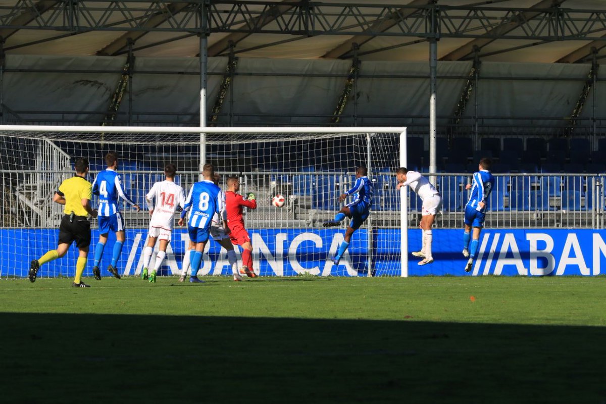 El gol de Aridane en el Fabril-Cultural (Foto: CyD Leonesa).