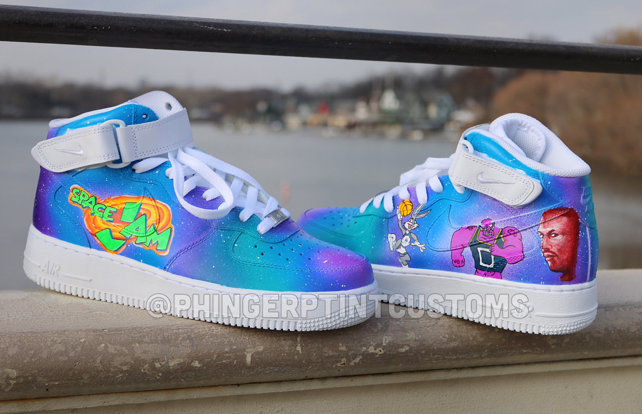 Phingerprintcustoms on X: Custom S P A C E 🏀 J A M Air Force 1s 👟  Christmas Gift Order 🎁 🙌🏼#phingerprintcustoms #spacejam  #spacejamairforce1 #galaxyairforce1 #galaxyairforce1 #customairforce1  #customspacejam #customkicks #bugsbunny #monstars ...