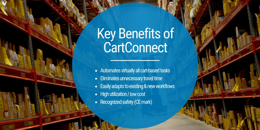 FetchRobotics's tweet image. The future of #AutomatedMaterialHandling is carts on-demand. Learn more about CartConnect from Fetch #Robotics: bit.ly/2Ev3Xt9.