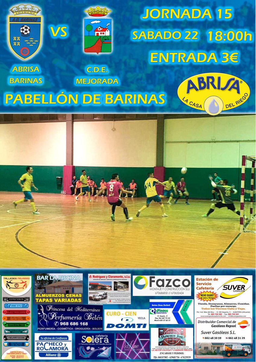 Desde ya pensamos en la FINAL que tenemos el sábado frente a un rival directo como @cdmejoradafs, partido que consiguiendo la victoria nos daría un respiro frente al descenso antes del parón navideño. 

#VamosAbrisa
#NecesitamosTuApoyo
#ViveLaHistoriaconosotros 
#YoYaHeFichado