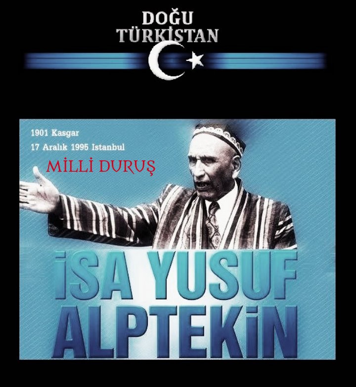 Dava adamı Üstad ''İsa Yusuf Alptekin'i'' rahmetle anıyoruz..

#DoğuTürkistan
#isayusufalptekin

#SelamvAKti